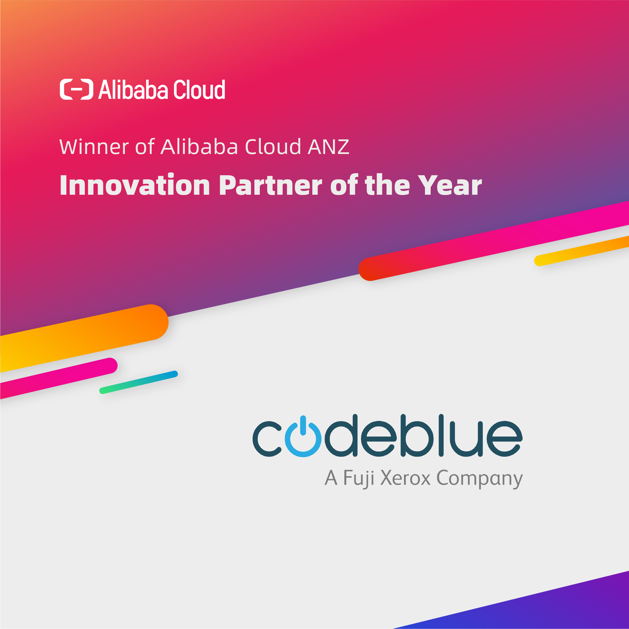 codeblue wins alibaba innovation award